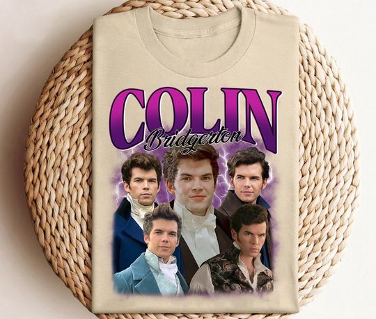 Super Fresh New Arrivals Colin Bridgerton T-shirt, Movie Character Graphic