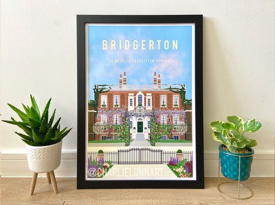 Bridgerton 3 Poster, Movie Poster, Retro TV Show Poster, Minimal Movie Art