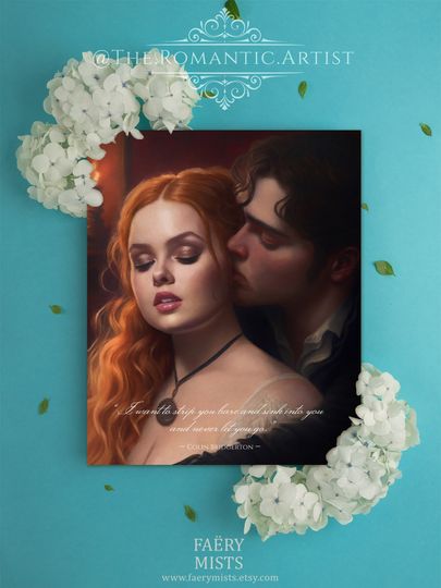 Bridgerton Poster, Movie Poster, Retro TV Show Poster