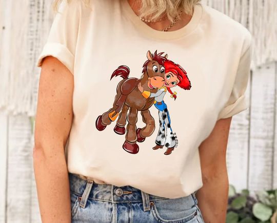 Retro Disney Toy Story Jessie and Bullseye Cowgirls Shirt
