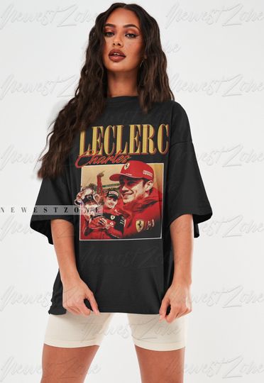 Charles Leclerc Homage Tshirt Driver Racing Championship Formula Racing Shirt Monaco Design Graphic Tee