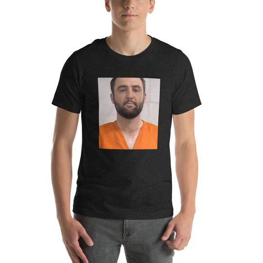 Scottie Scheffler Mug Shot Tee, Scottie Scheffler Shirt, Golfer Shirt, Sports, Golf