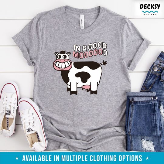 Funny Cow Shirt, Gift For Cow Lover, Cow Gifts For Her, Farm Animal Tshirt