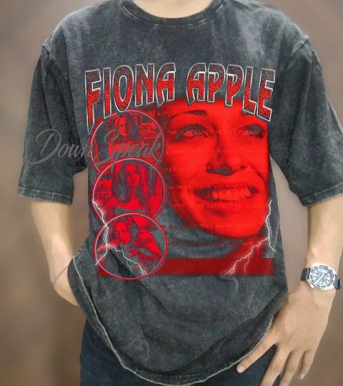 Vintage Fiona Apple T-Shirt, Vintage Wash Fiona Apple Unisex Graphic Tee, 90s Indie Pop Music Oversized Shirt, Fiona Apple Fan Gifts
