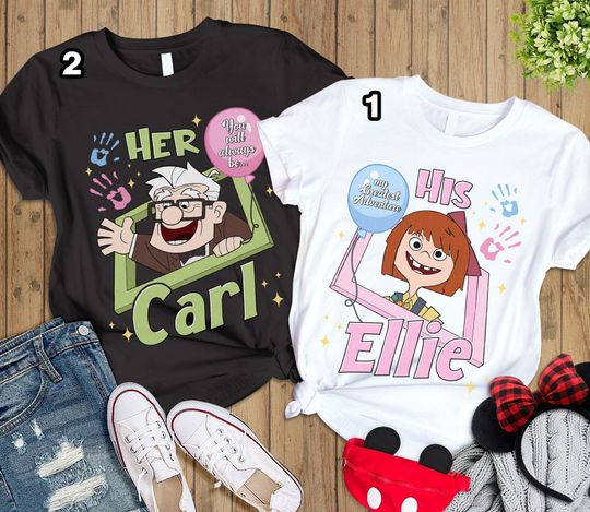 Up Carl and Ellie Shirt, Up Love Shirt, Carl and Ellie, UP Shirt