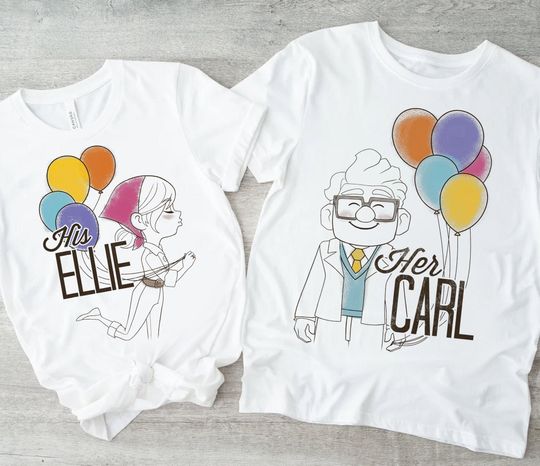 Up Carl and Ellie Shirt, Up Love Shirt, Carl and Ellie, UP Shirt