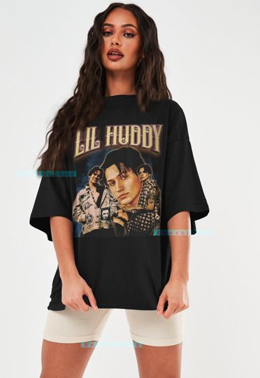 Lil Huddy Vintage Tshirt, Vlogging Indie Acoustic Bedroom POP, American singer fans Homage, Retro Bootleg Graphic tee Hoodie Sweatshirt NZ75
