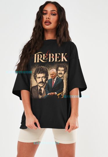 Alex Trebek Shirt Canadian American Television Game Show Jeopardy Iconic Host Legendary Tshirt