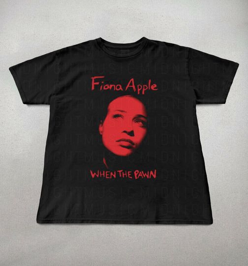 Fiona Apple Shirt 90s Indie pop When the pawn shirt Fiona Apple