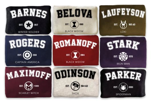 Vintage Marvel Avengers Superhero Avengers Assemble Maximoff Laufeyson Mutichoice Sweatshirt