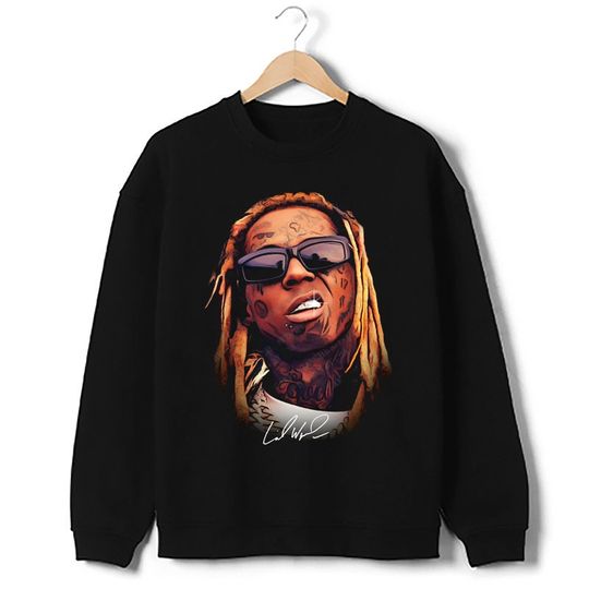 Lil Wayne Sweatshirt Weezy F Baby Dwayne Carter Tha Carter Lil Tunechi Graphic Crewneck Sweatshirt