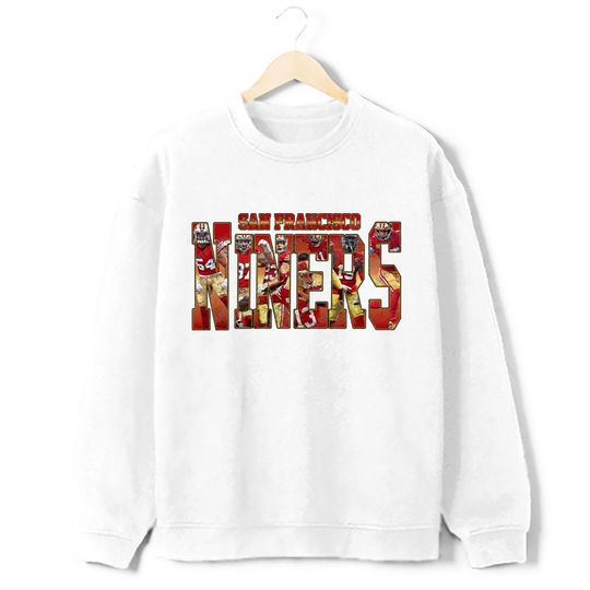 San Francisco Football Sweatshirt 49ers Fan Shirt Brock Purdy Nick Bosa Samuel Deebo McCaffrey George Kittle Brandon Aiyuk Niners Sweatshirt