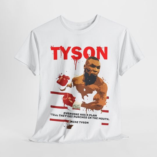Mike Tyson T shirt, Iron Mike Tyson, Mike Tyson Quoted T shirt, Cool Mike Tyson Art, Boxing T shirt, Boxing Gift, Mike vs Jake, Boxing Quote