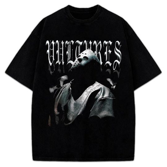 Vultures T-Shirt Kanye West Jason Mask Vultures Ty Dolla Sign x Ye Fan Custom Graphic Tee