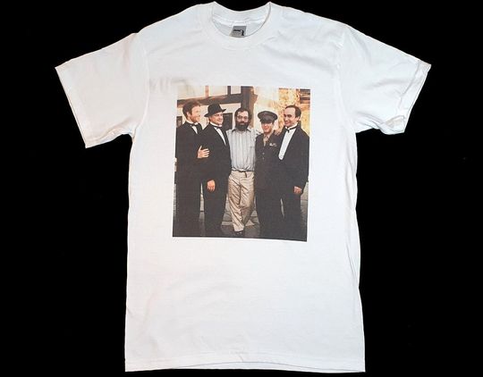 Francis Ford Coppola, Al Pacino, Marlon Brando, Cast of The Godfather White T-shirt sizes S-3XL (Personalisation available upon request)