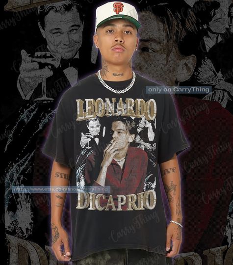 Vintage Style Leonardo DiCaprio Graphic Tee Shirt - 1998 Titanic Vintage 90s Movie T Shirt - Leonardo Dicaprio Graphic tee