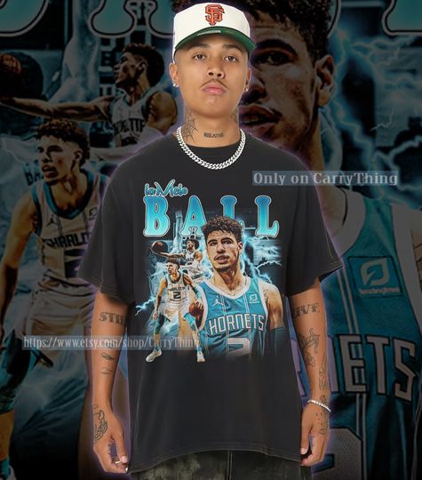 LAMELO BALL Shirt , Lamello Ball Printed Graphic Tee, Lamello Ball NBA Fan Shirt, Lamello Ball T-shirt, Rap Hip-hop Vintage T-shirt