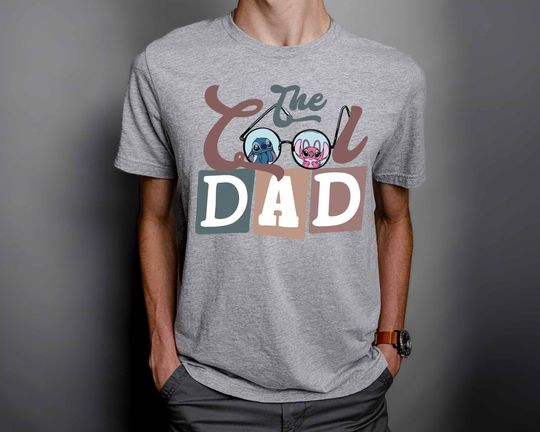 The Cool Dad Stitch Shirt, Disney Dad Shirt, Best Dad Ever Shirt