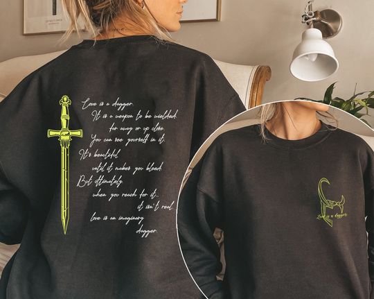 Loki Laufeyson, God of Mischief Avengers Marvel Superhero Double Sided Sweatshirt