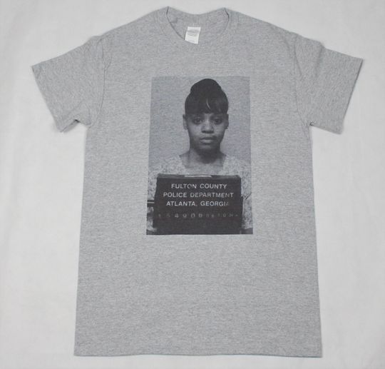 Lisa 'Left Eye' Lopez TLC mugshot Grey T-shirt sizes available S-3XL