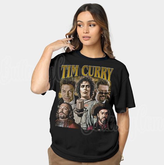 TIM CURRY Shirt, Tim Curry Vintage Shirt, Tim Curry Homage, Tim Curry Fan Tees, Tim Curry Retro 90s Sweater, Tim Curry Merch Gift