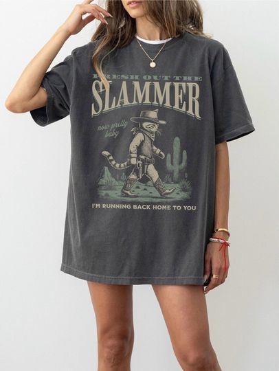 Out The Slammer, Cowboy Aesthetic, Tortured Poet Era T-Shirt