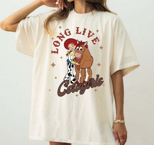 Disney Toy Story 4 Cowgirl Jessie T-Shirt, Long Live Cowgirls Shirt