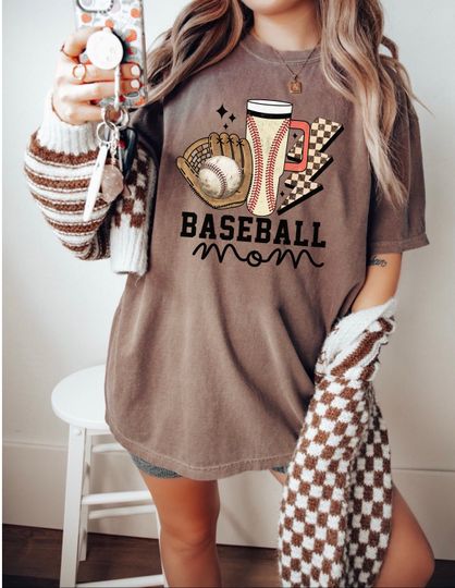 Baseball Mama Tee, Baseball Mom Shirt, Baseball Shirt For Women, Sports Mom T-Shirt