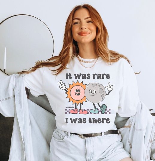 It Was Rare I Was There Solar Eclipse T-Shirt