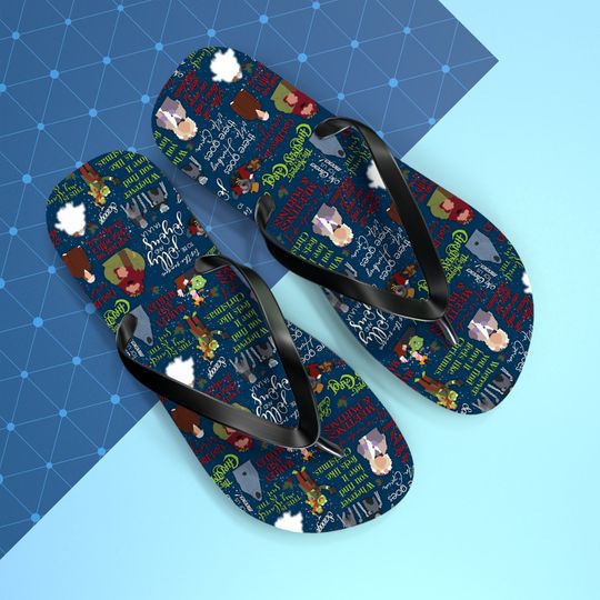 Disney Muppets Christmas Carol Inspired Summer Flip Flops Disneyland Gift