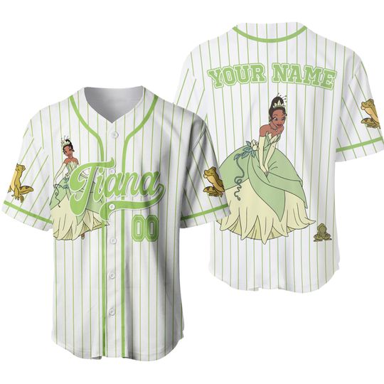 Disney Princess Tiana Princess and the Frog Simple Baseball Jersey