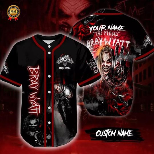 Custom Name Bray Wyatt Thank You Baseball Jersey Shirt