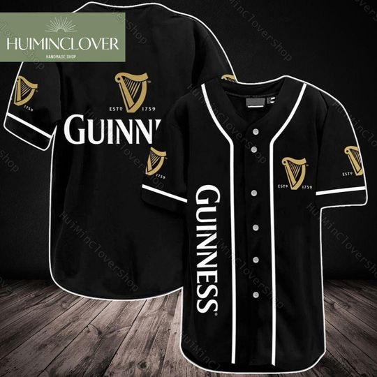 Guinness Baseball Jersey, Guinness Fan Shirt, Beer Lovers Shirt, Guinness Beer merch