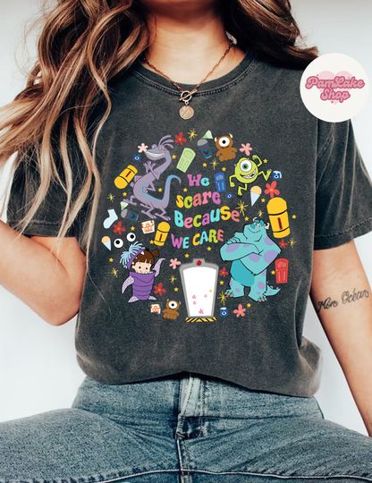 Disney Pixar Monster Inc Shirt, Mike And Sulley Shirt