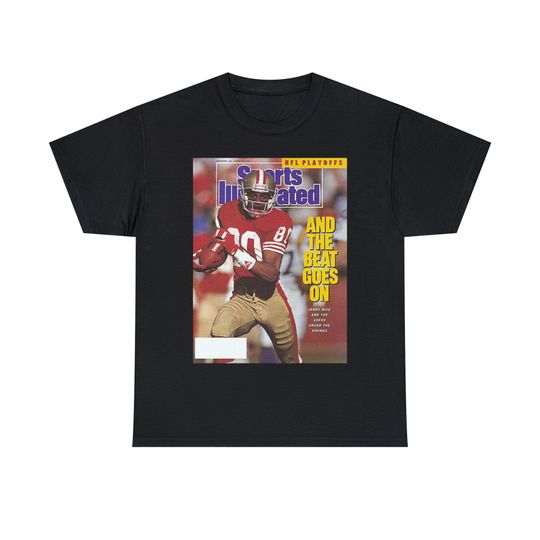 Jerry Rice San Francisco 49ers football Sports Illustrated Tee Shirt