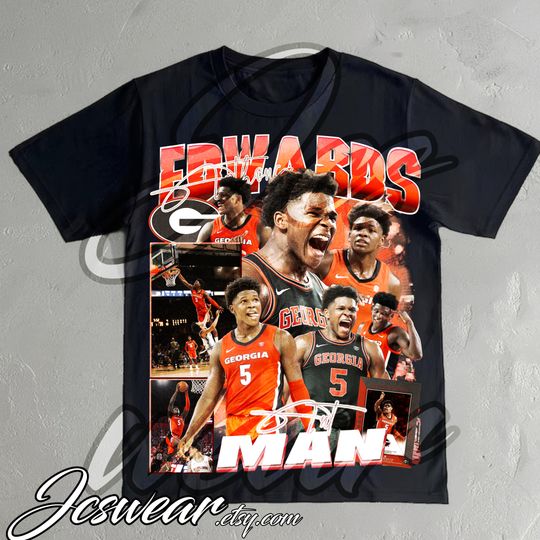 Edwards Anthony Georgia College Antman Basketball Graphic Tee