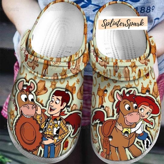 Woody And Jessie Shoes, Disney Toy Story Sandals, Woody And Jessie, Valentine Gifts