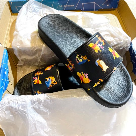 Pooh and Friends Sandals, Disney Sandals, Slip On Shoes, Disney Shoes, Disney Slides