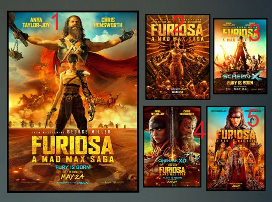 Furiosa A Mad Max Saga Movie Poster 2023 Film