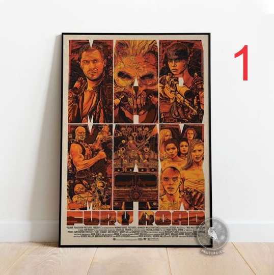 Mad Max: Fury Road Poster | Wall Decoration | Framed Poster | Movie Poster Print