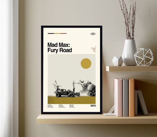 Mad Max: Fury Road Poster, Mad Max Poster, Minimalist Poster