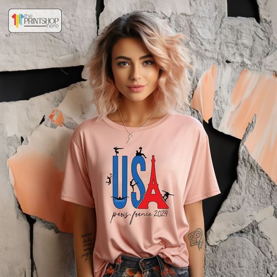 USA Olympics Team USA Shirt, Olympics France Paris 2024 T-Shirt, Team USA Shirt, Paris 2024 Games Shirt, Summer Olympics 2024 Shirt