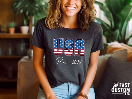 Paris Summer Games Shirt, United States of America Shirt, Summer Olympics 2024 Shirt, Paris Olympics Shirt