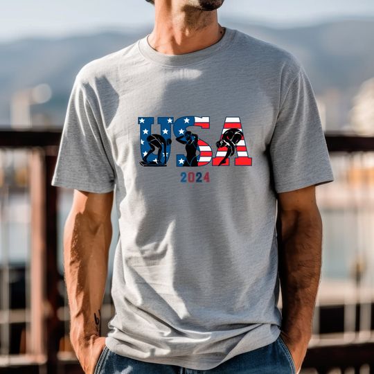 Olympic Sports Tshirt, Olympics Sport Games Tshirt, American Flag Shirts, Summer Olympics 2024 Shirt, Paris Olympics Shirt,  Swimming Team