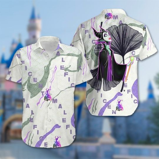 Maleficent Hawaiian 3D Shirt, Sleeping Beauty Aurora All Printed Shirt