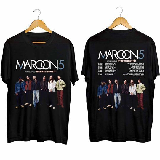Maroon 5 2024 Tour Shirt, Maroon 5 Band Fan Shirt, Maroon 5 Concert Shirt