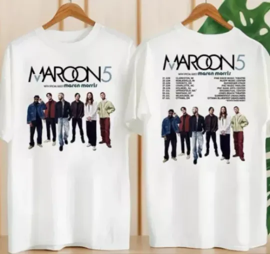 Maroon 5 Band 2024 Tour Shirt, Maroon 5 Fan Gift Shirt