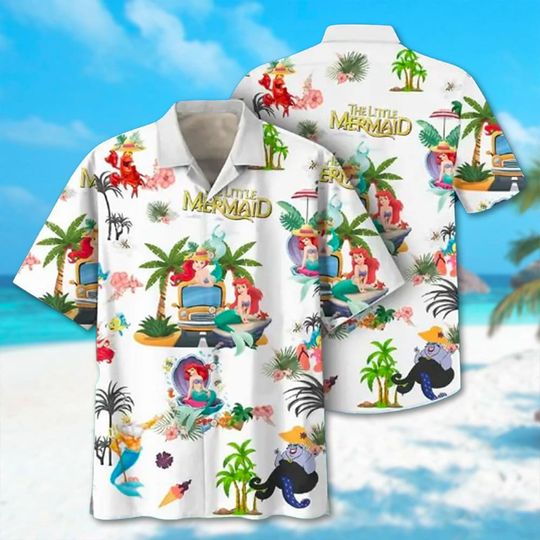 The Little Mermaid Hawaiian Shirt