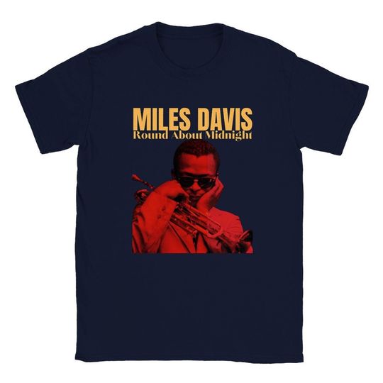 Miles Davis Jazz Odyssey Tee | Iconic Jazz Legend Tee T Shirt |Retro Music Graphic Shirt | Jazz Vintage Style | Perfect Gift for Jazz Lovers