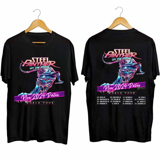 Steel Panther On the Prowl World Tour 2024 Shirt
